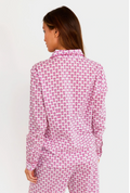 ORGANIC COTTON PYJAMA SET | FLOWER WHITE/ PINK