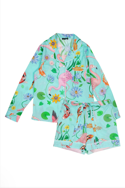 Flamingo Pond Organic Cotton Pyjama Set
