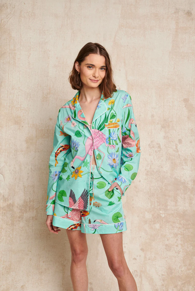 Flamingo Pond Organic Cotton Pyjama Set