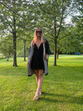 Little Black Chessboard Jacket